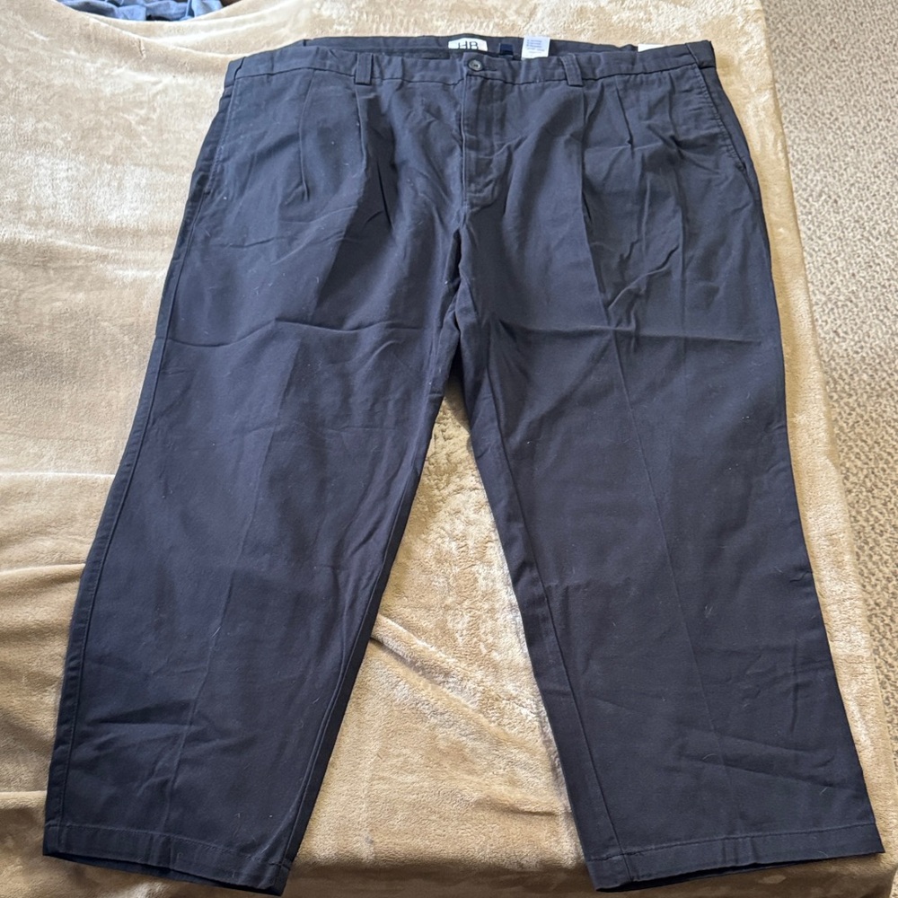 Harbor Bay Men's Black Dress Pants